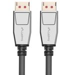 Cable Lanberg DisplayPort 1.4 macho a DisplayPort 1.4 macho 20 pines 1.8m 8k negro CA-DPDP-20CU-0018-BK - DP10900 - 02