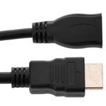 Cable HDMI 1.4 tipo A de macho a hembra de 20cm - HD02000 - 04