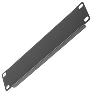 Panel ciego de 1U para armario rack 10" Tapa negra Lanberg AKP-1403-B