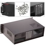 Caja rack 19" IPC microATX ATX 3U 1x5.25" 3x3.5" fondo 300mm - CK02700 - 02