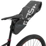 Bolsa de sillín de bicicleta de 10 litros. Maleta para ciclismo de lona negra impermeable - BK06300 - 03