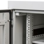 Armario rack 19" para exterior IP55 de 18U en acero inoxidable blanco SOHORack GO 600x600x910 mm - WX17500 - 04