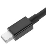 Cable Mini Displayport 2K 4K 1080p FullHD para audio y vídeo digital de 1.8m negro - YQ07400 - 05