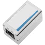 Acoplador empalme de cable FTP categoría 6 RJ45 hembra a RJ45 hembra - RD08200 - 07