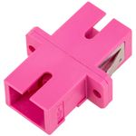 Acoplador de fibra óptica SC a SC multimodo OM4 simplex - AF06400 - 01