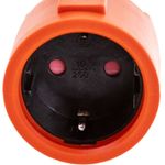 Prolongador de cable eléctrico schuko macho a hembra de 3 m rojo - CG01200 - 02