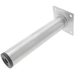Pies redondos para mesa y mueble. Patas en acero gris de 25cm 4-pack - IO01300 - 06