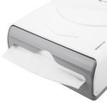 Dispensador de toallas de papel para baño en blanco 274x103x373mm - KS06300 - 06