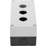 Caja de control de dispositivos eléctricos para 3 pulsadores o interruptores de 22 mm blanco - TH07300 - 06
