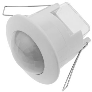 Detector de movimiento por infrarrojos de techo empotrable blanco