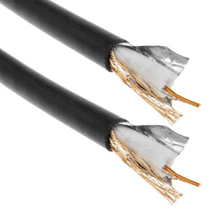 Bobina de cable coaxial RG59 de 100m