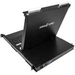 Consola KVM rack 19" de 1 puerto de RackMatic con teclado español - RK00100 - 03