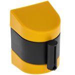 Fijación de pared negro amarillo con 5m de cinta retráctil roja - BB02800 - 09