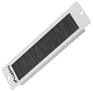 Panel pasacables para techo y suelo armario rack 10" blanco con cepillo 1U Lanberg AK-1104-S
