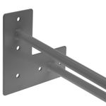 Pies para mesa y mueble Patas en acero 2 varillas 41 cm 4-pack - IN05100 - 03