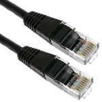 Cable de red ethernet Cat. 5e UTP de 0,25 m de color negro - RL04100 - 03