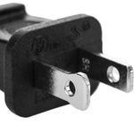 Cable eléctrico US NEMA-1-15P a IEC-60320-C7 de 1.8m negro - CL04300 - 03