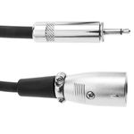 Cable de audio mono XLR 3-pin macho a TRS jack 3.5mm macho de 5m - AZ02400 - 04