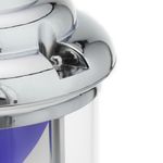 Poste de barbero luminoso y giratorio para peluquerías de 150 x 350 mm mini - BQ03100 - 04