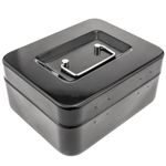 Caja fuerte portátil para dinero caudales billetes y monedas 198 x 158 x 88 mm - BY00200 - 04