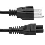 Cable eléctrico US NEMA-5-15P a IEC-60320-C5 de 3m negro - CL03700 - 04