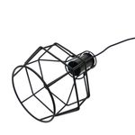 Lámpara con jaulas redondas para 10 bombillas de rosca E27 vintage con cable de 3m - NT06600 - 04