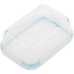 Recipiente rectangular para alimentos hermético de cristal de 330 ml - KT16100 - 05