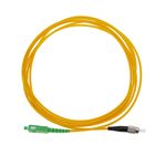 Cable de fibra óptica FC/PC a SC/APC monomodo simplex 9/125 de 10 m OS2 - FL02600 - 08