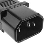 Cable eléctrico 3x1mm² IEC60320 C13 hembra a C14 macho 3m - CL02201 - 02