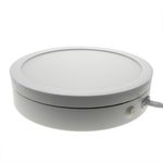 Base giratoria eléctrica iluminada de 40 cm. Plataforma rotatoria de color blanco para fotografía - SR08200 - 01