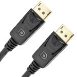 Cable Displayport 2K 4K 1080p FullHD para transmisión de audio y vídeo digital de 5 m color negro - YQ05400 - 04