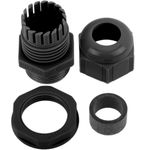 Prensaestopas de poliamida M20x1.5/10 negro 28×39mm - ES14400 - 06