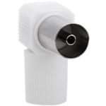 Conector de antena TV acodado hembra plástico - TT01400 - 05