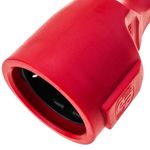 Prolongador de cable eléctrico schuko macho a hembra de 2 m rojo - CG01100 - 06