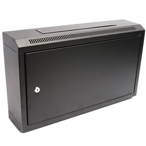 Armario rack mural 19'' 6U 600x150x370mm pared con puerta metálica SOHORack