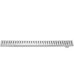 Canaleta de desagüe 90x7.5cm con rejilla en acero inoxidable mate - KS41700 - 10