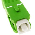 Cable de fibra óptica SC/APC a SC/APC monomodo simplex 9/125 de 2 m OS2 blanco - FK08300 - 02