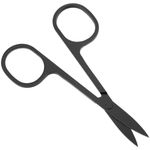 Kit de estuche de manicura y pedicura profesional, set de 12 accesorios de acero inoxidable, color negro - BE10100 - 05