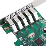 Tarjeta PCI-Express a SuperSpeed USB 3.0 de 5 puertos externos con bajo perfil - UU01000 - 05