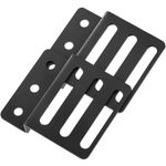Kit montaje de regleta rack 19” de fijación vertical en armario de transporte negro - WM07100 - 08