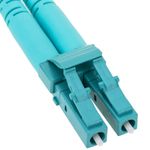 Cable OM3 de fibra óptica LC a ST multimodo duplex 50/125 de 3m - FY07400 - 02