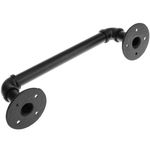 Barra de soporte de 300 mm. Toallero de tubos industrial y vintage - IP05000 - 03