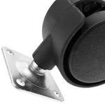 Rueda pivotante de nailon con freno 40 mm 35x35 mm 4 pack - KR03100 - 06
