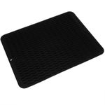 Alfombrilla escurreplatos de silicona 405x307 mm negra - KT14200 - 01