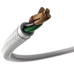 Cable adaptador USB micro USB macho a USB-A macho 2.0 de 1 m LED plata Natec Prati NKA-1209 - NT38500 - 02