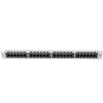 Patch panel 19" blanco de 24 RJ45 CAT.6 UTP 1U Lanberg PPU6-1024-S - RD12000 - 03