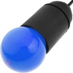Bombilla LED G45 E27 230VAC 1,5W luz azul 10 pack - NT19800 - 04