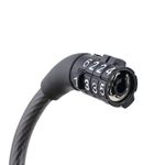 Cable antirrobo de acero con candado para bicicleta 8x1200 mm con combinación - BJ06200 - 05