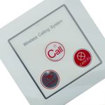 Pulsador emisor transmisor para sistema de llamada inalámbrico de pared 500m 3 teclas - QI05300 - 05