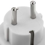 Clavija enchufe schuko de color blanco 220VAC con interruptor - IA08500 - 07